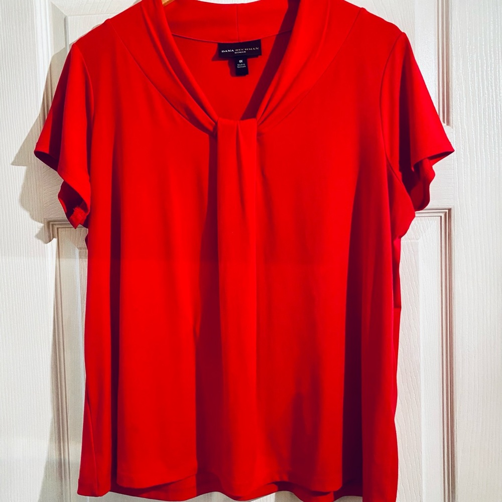 Red blouse - only worn once!